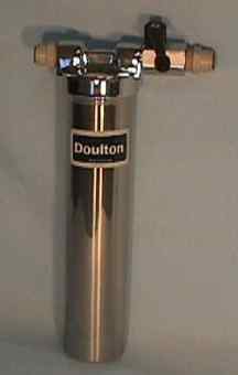HIS101 Stainless Steel Under Counter Doulton Water Filter with Ultracarb Doulton Ceramic Water Filter Cartridge 
