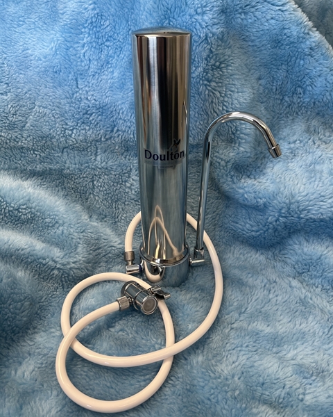 HCS101 Stainless Steel Counter Top Doulton Water Filter with Ultracarb Doulton Ceramic Water Filter Cartridge 